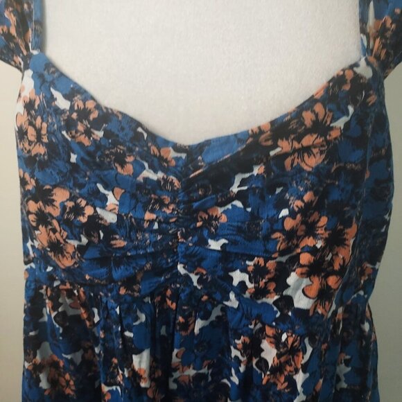 Free People Pattern Play Mini Dress Size Large - Picture 3 of 9